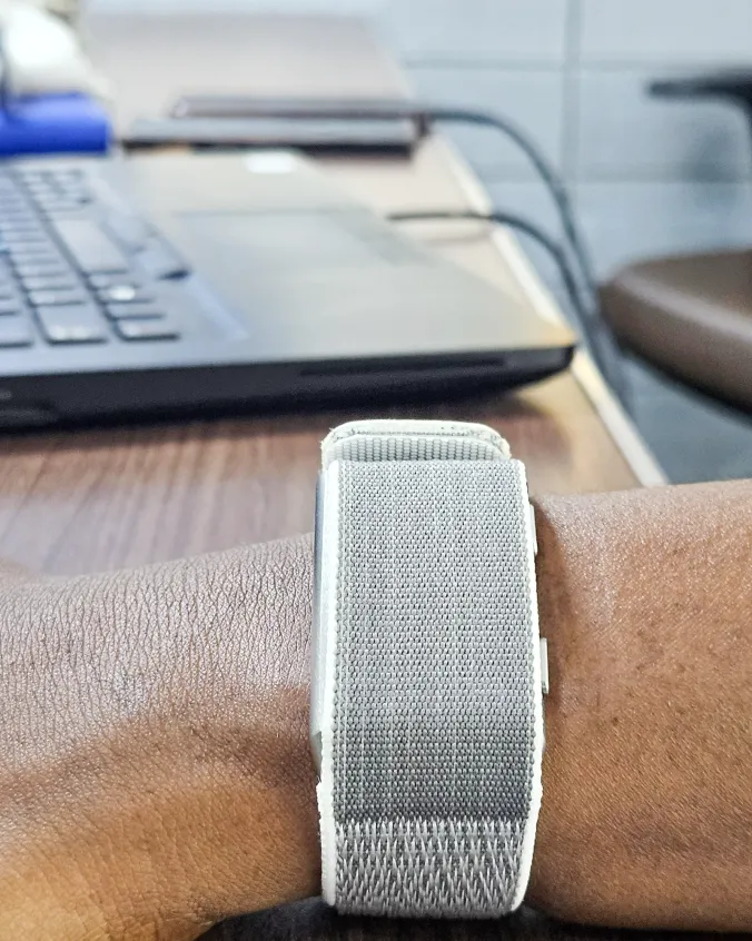 MSM wearable on wrist in daily life